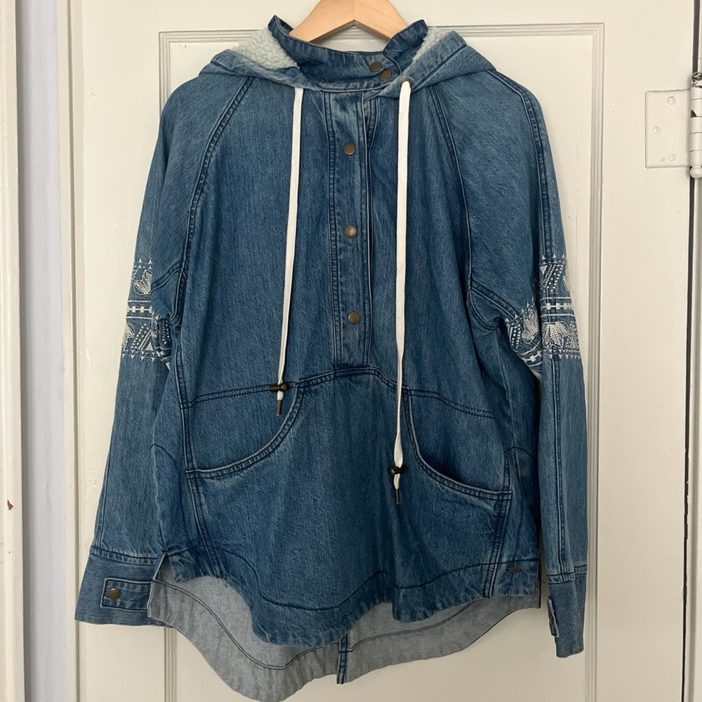 O'Neill Blue Denim Jacket with Hood